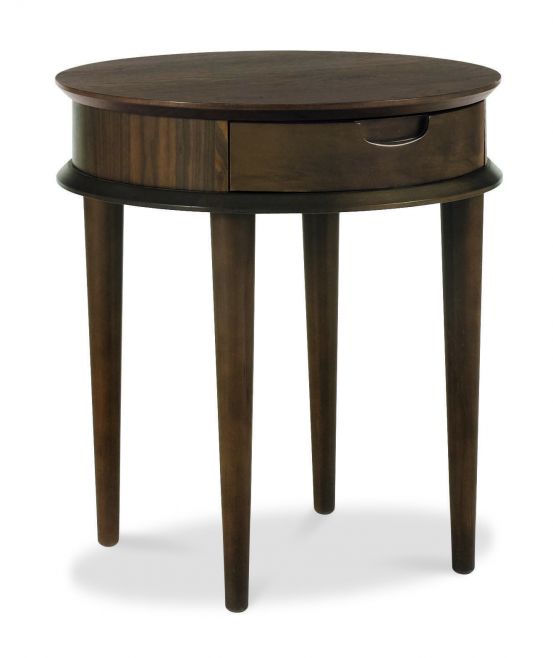 Oslo Lamp Table with Drawer - Walnut *LIMITED STOCK AVAILABLE*