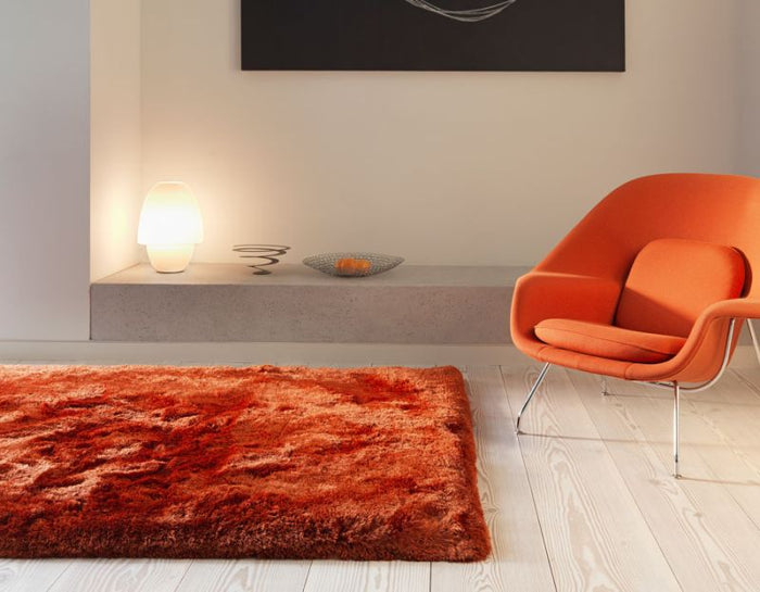 Plush Rug - Rust