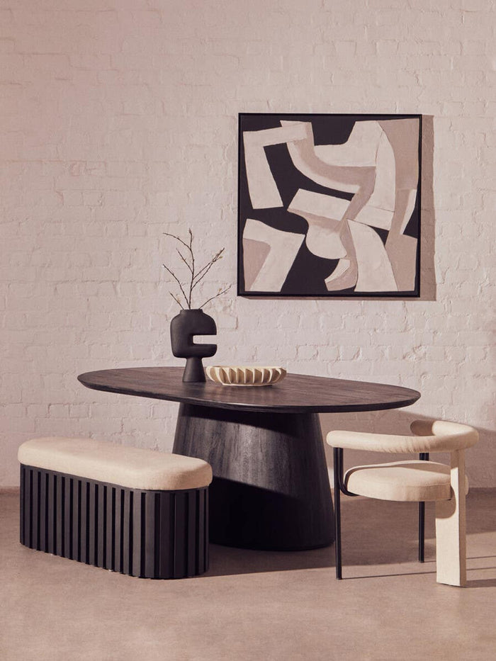 Perdoba Dining Collection - Black Mango Wood