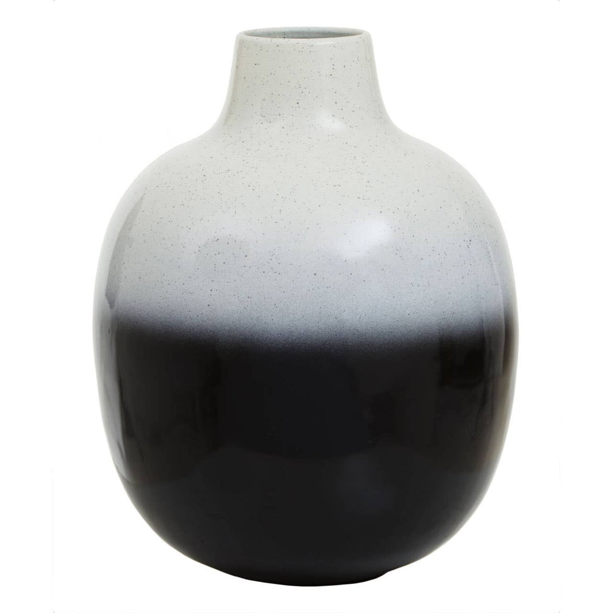 Ramus Small Black And White Ombre Vases