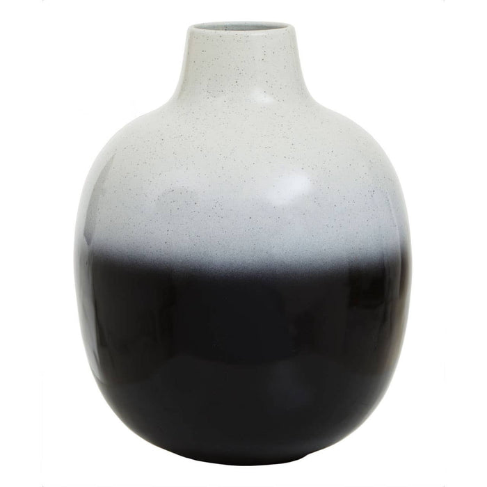 Ramus Small Black And White Ombre Vases