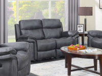 Richmond Reclining Upholstery Collection - Charcoal Grey