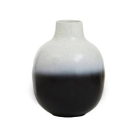 Ramus Small Black And White Ombre Vases