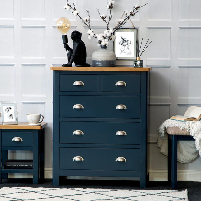 RA Blue Bedroom Collection - 2 Over 3 Chest