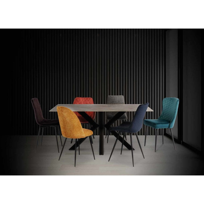 Cora 1.80m Dining Table - Rebecca Grey