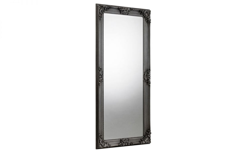 Rococo Lean-To Dress Mirror - Pewter