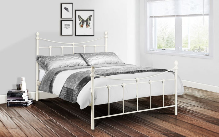 Rebecca Bed Stone White