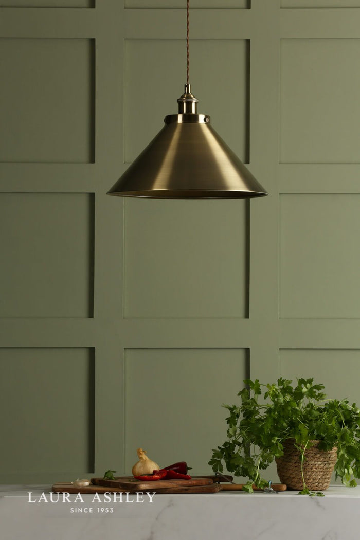 Laura Ashley - Rufus Lighting Collection - Antique Brass