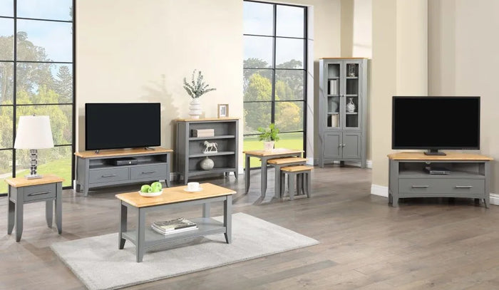 *CLEARANCE* Rossmore Painted Living Collection - Small Bookcase