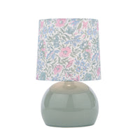 Laura Ashley Sherston Table Lamp Blue With Shade