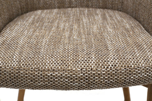 Sidcup Dining Chair (pair) - Oatmeal Tweed