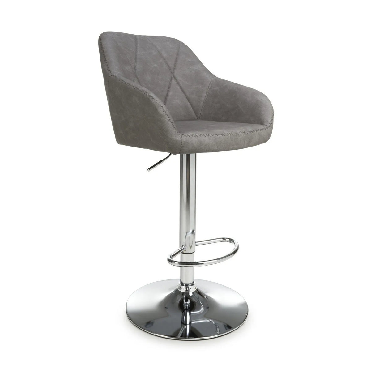 Serena Leather Effect Bar Stool Collection (pairs)
