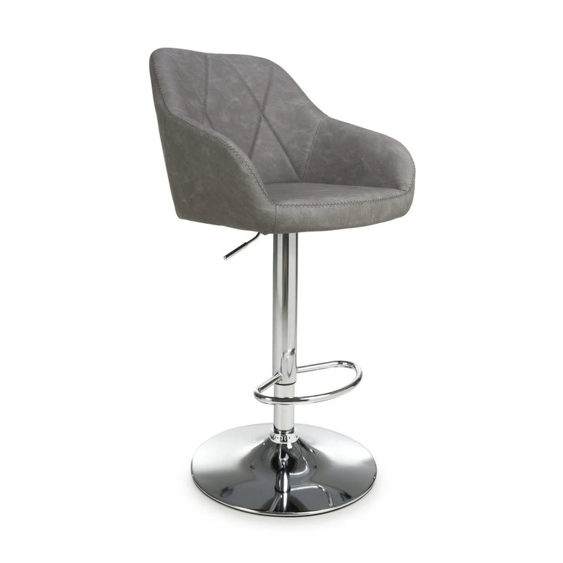 Serena Leather Effect Bar Stool Collection (pairs)