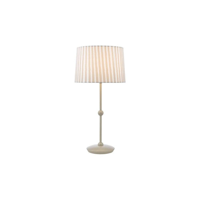 Sosa Table Lamp Matt Taupe With Shade