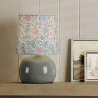 Laura Ashley Sherston Table Lamp Blue With Shade