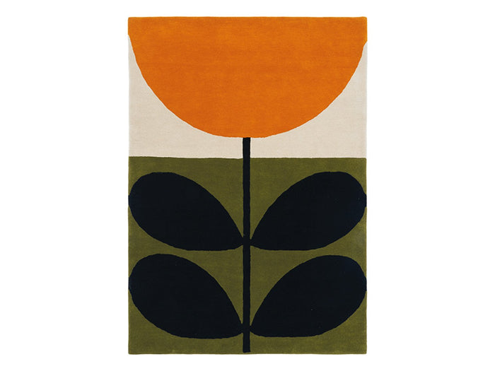 Orla Kiely Rug - Stem Black