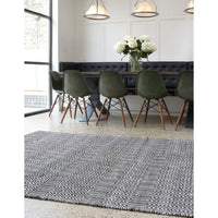 Sloan Rug - Black Ethnic Flatweave