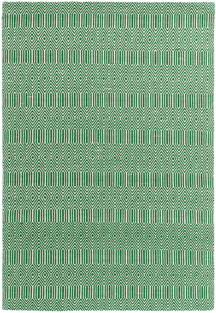 Sloan Rug - Green Ethnic Flatweave