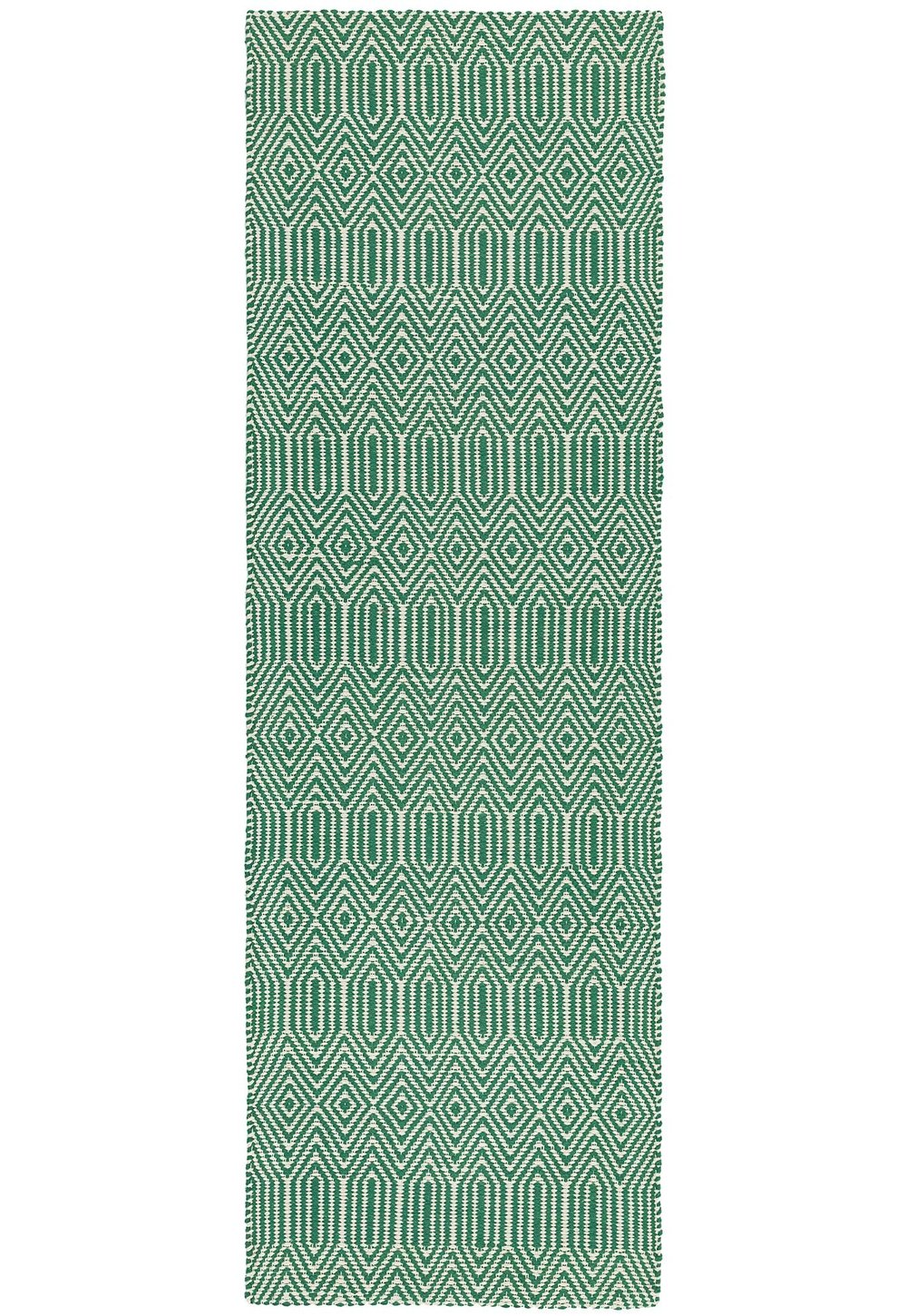 Sloan Rug - Green Ethnic Flatweave