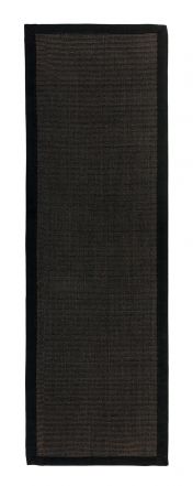 Sisal Rug - Black/Black Border