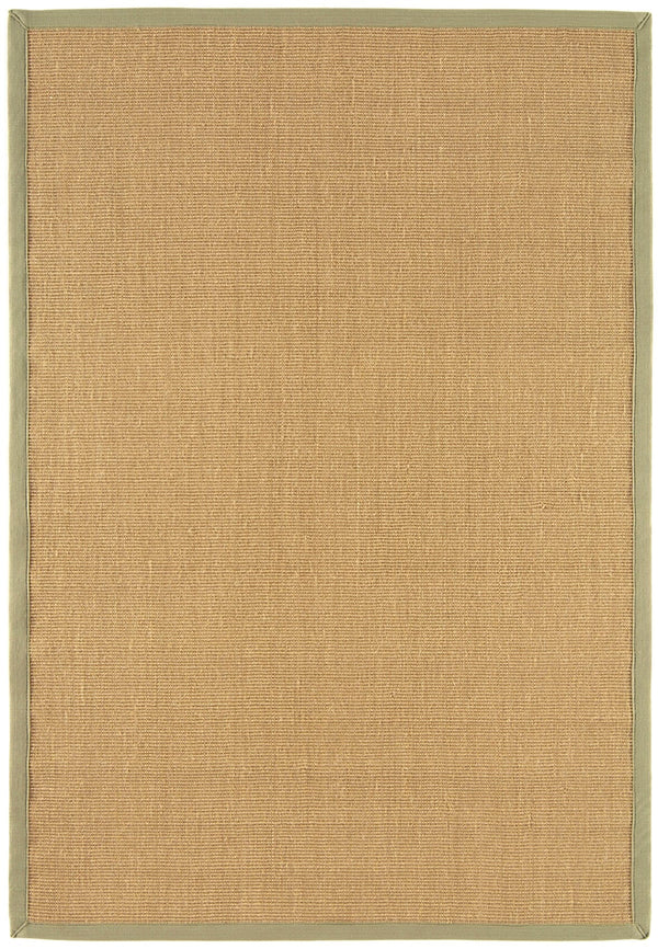 Sisal Rug - Linen/Sage Border