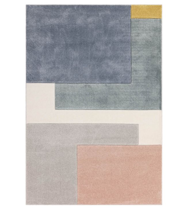 Sketch Rug - Blocks Pastel SK12