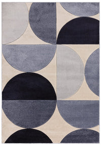 Sketch Rug - Curve Blue SK14