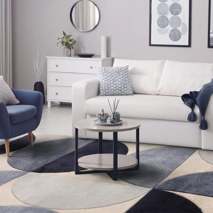 Sketch Rug - Curve Blue SK14