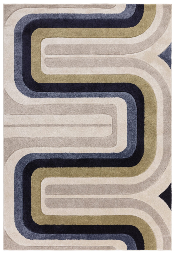 Sketch Rug - Contour Blue SK18