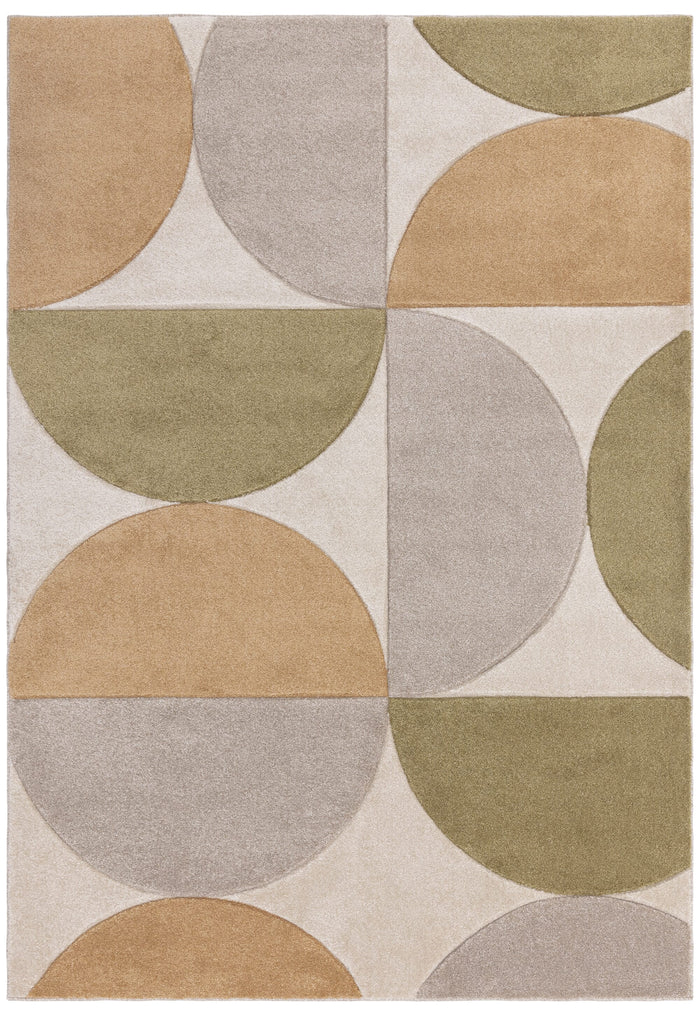 Sketch Rug - Curve Ochre SK15