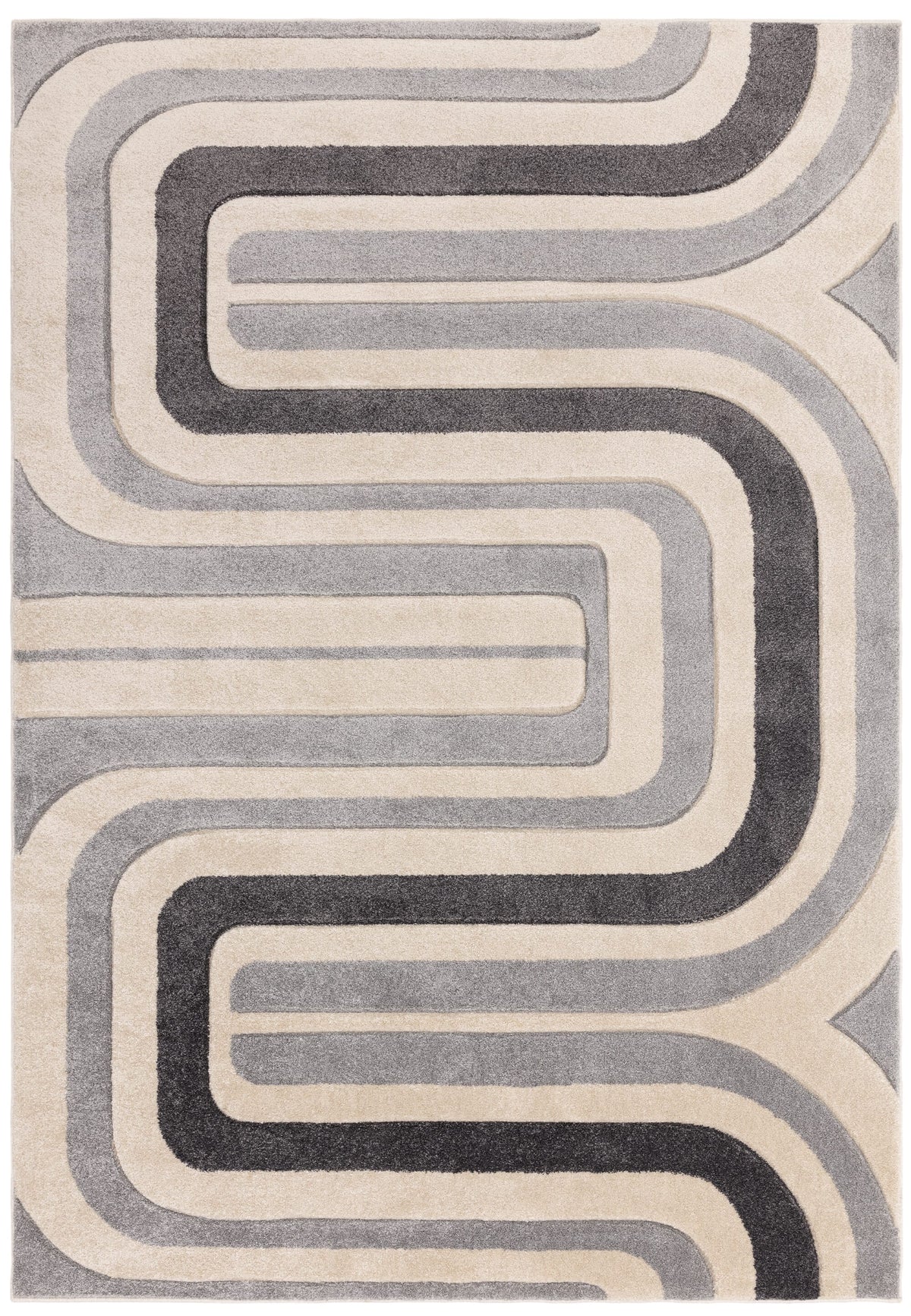 Sketch Rug - Contour Grey SK17