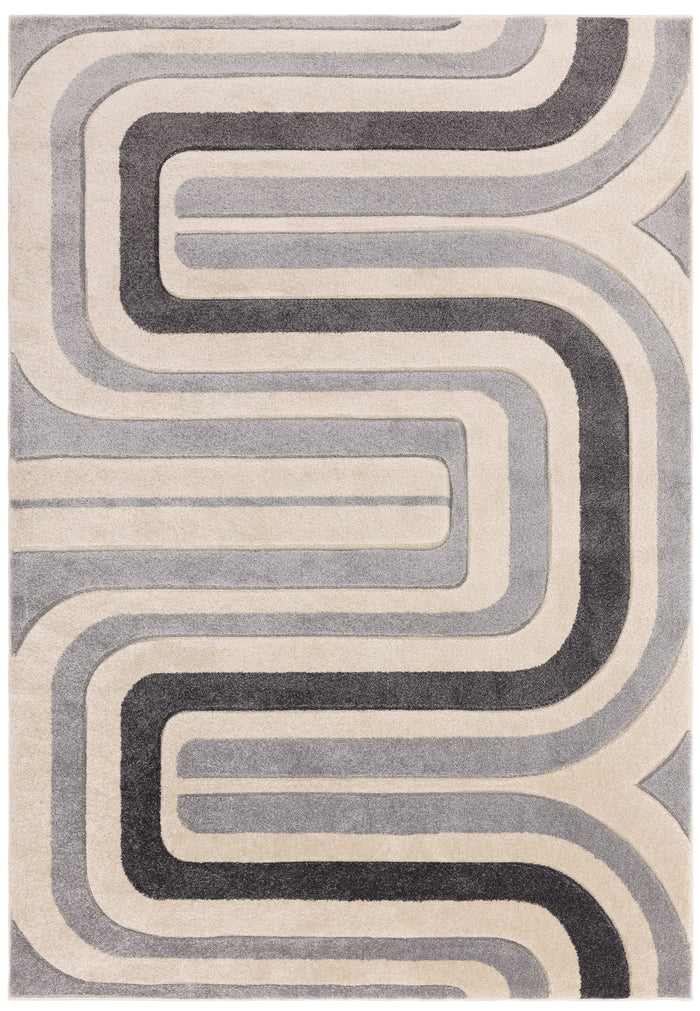 Sketch Rug - Contour Grey SK17