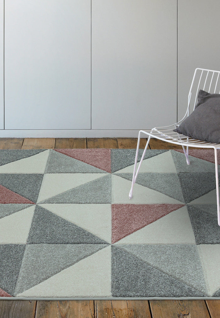 Sketch Rug - Cubic Pink SK05