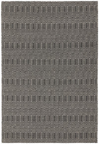 Sloan Rug - Black Ethnic Flatweave