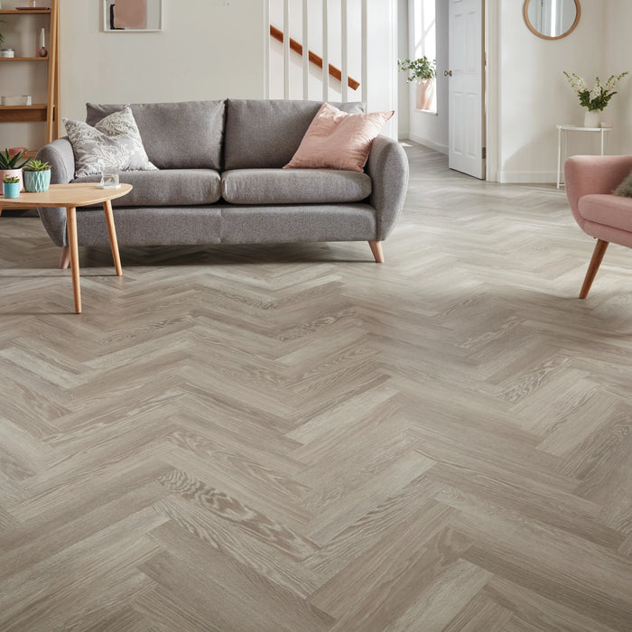 Karndean Knight Tile Parquet- Grey Limed Oak KP138