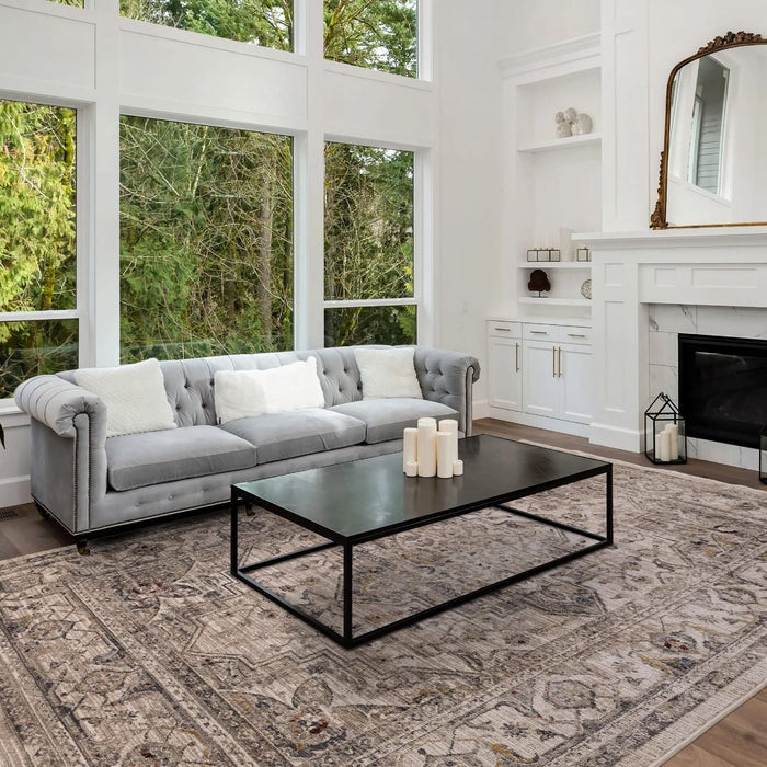 Sovereign Rug - Ash Medallion