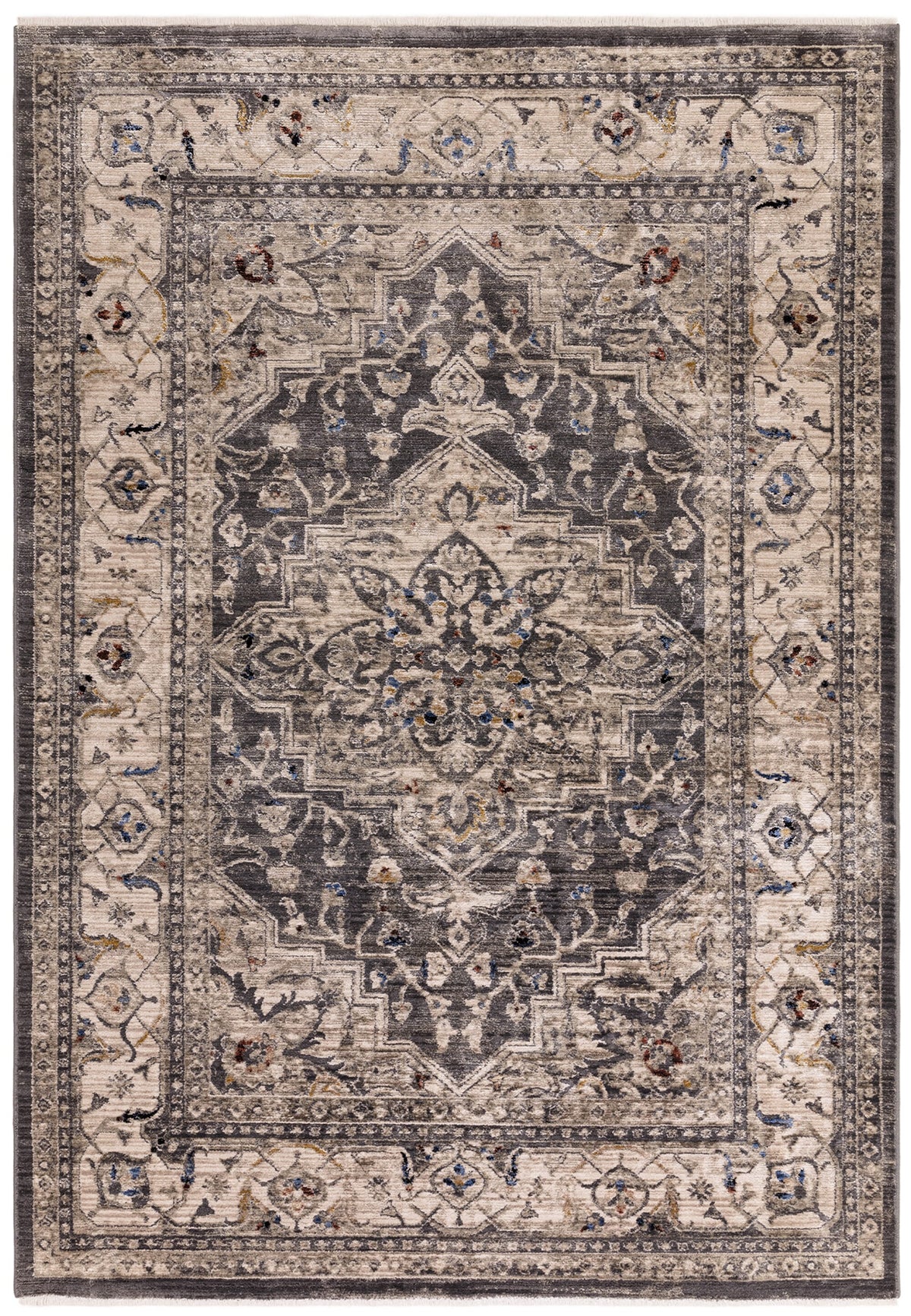 Sovereign Rug - Charcoal Medallion