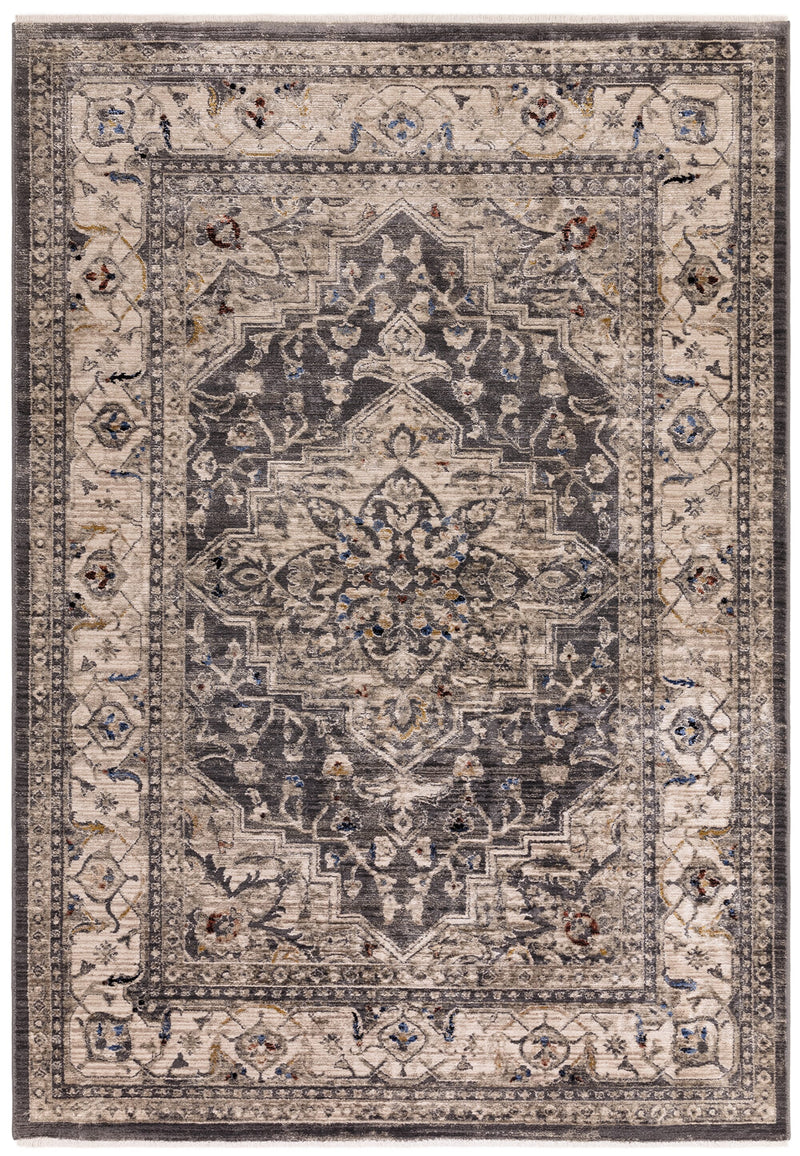 Sovereign Rug - Charcoal Medallion