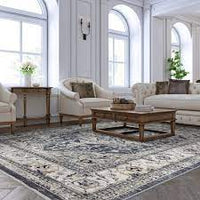 Sovereign Rug - Charcoal Medallion