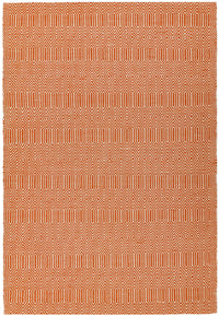 Sloan Rug - Orange Ethnic Flatweave