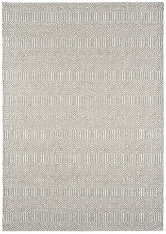 Sloan Rug - Silver Ethnic Flatweave
