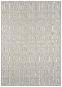 Sloan Rug - Silver Ethnic Flatweave