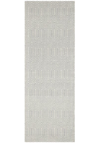 Sloan Rug - Silver Ethnic Flatweave