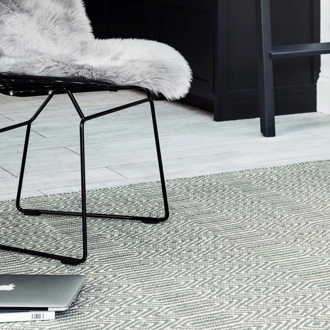Sloan Rug - Silver Ethnic Flatweave
