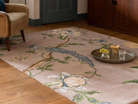 Laura Ashley Rugs - Summer Palace Truffle/Seaspray