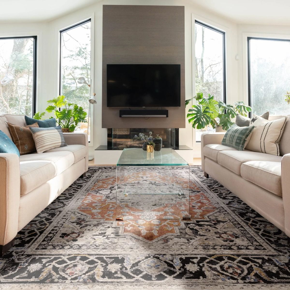 Sovereign Rug - Terracotta Medallion