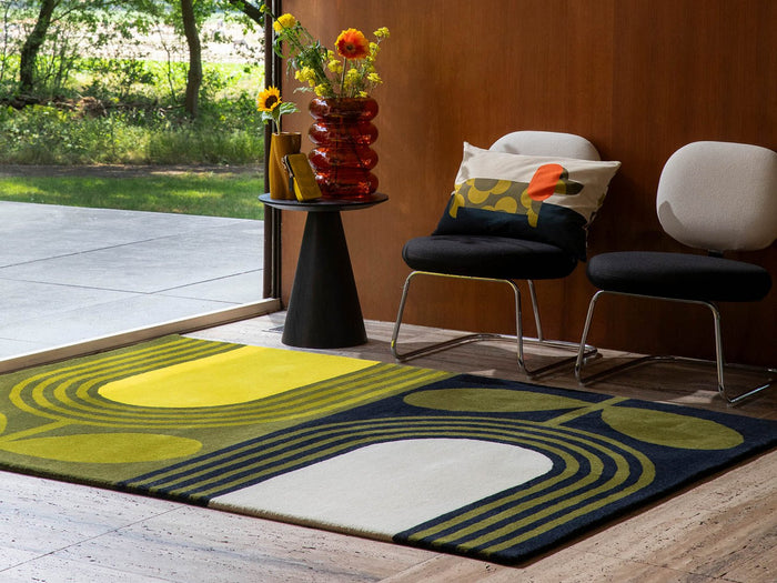 Orla Kiely Rug - Striped Tulip Seagrass