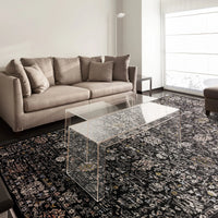 Sovereign Rug - Black Vintage Floral