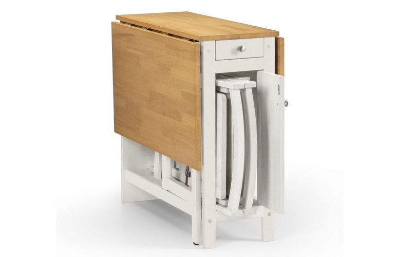 Savoy Dining Set - White/Natural