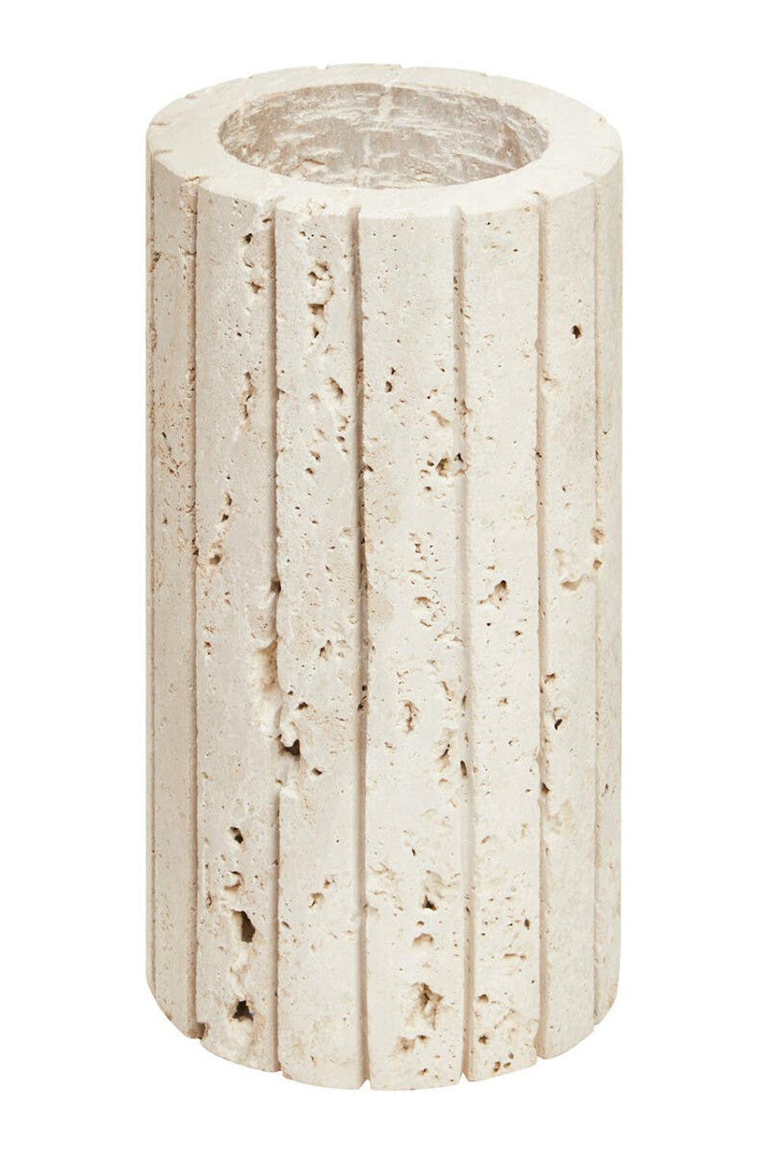 Tibor Vase Collection - Travertine